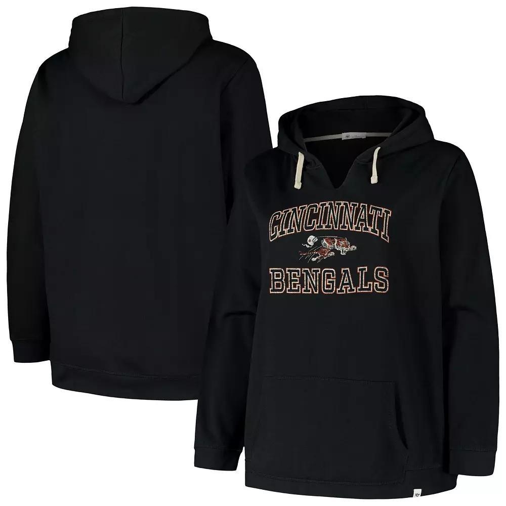 Women's Profile  Black Cincinnati Bengals Kennedy Pullover Hoodie, Size: 2XL Product Image