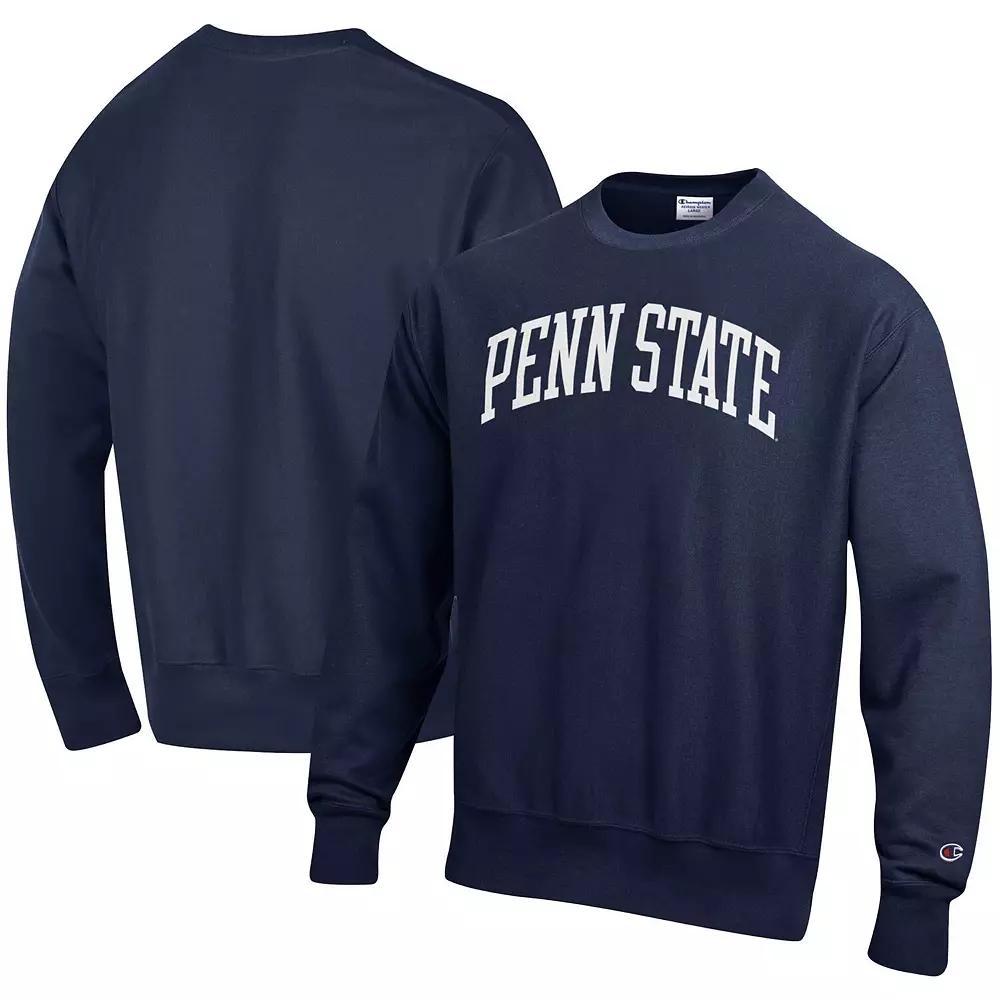 Men's Champion Navy Penn State Nittany Lions Arch Reverse Weave Pullover Sweatshirt, Size: 2XL, Blue Product Image