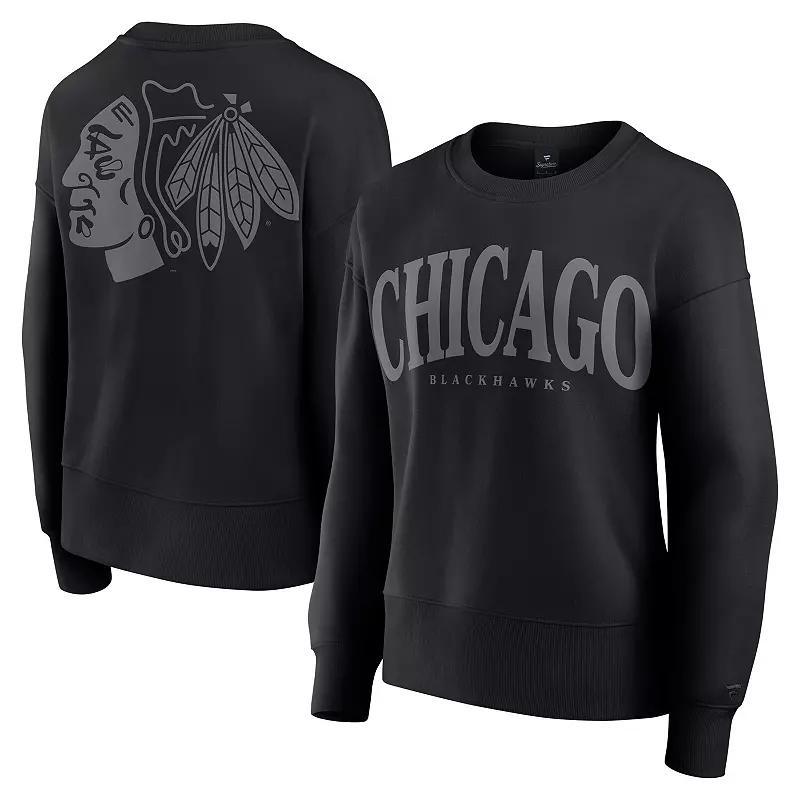 Women's Fanatics  Black Philadelphia Flyers Elements Flow Pullover Sweatshirt, Size: XL, Fly Black Product Image