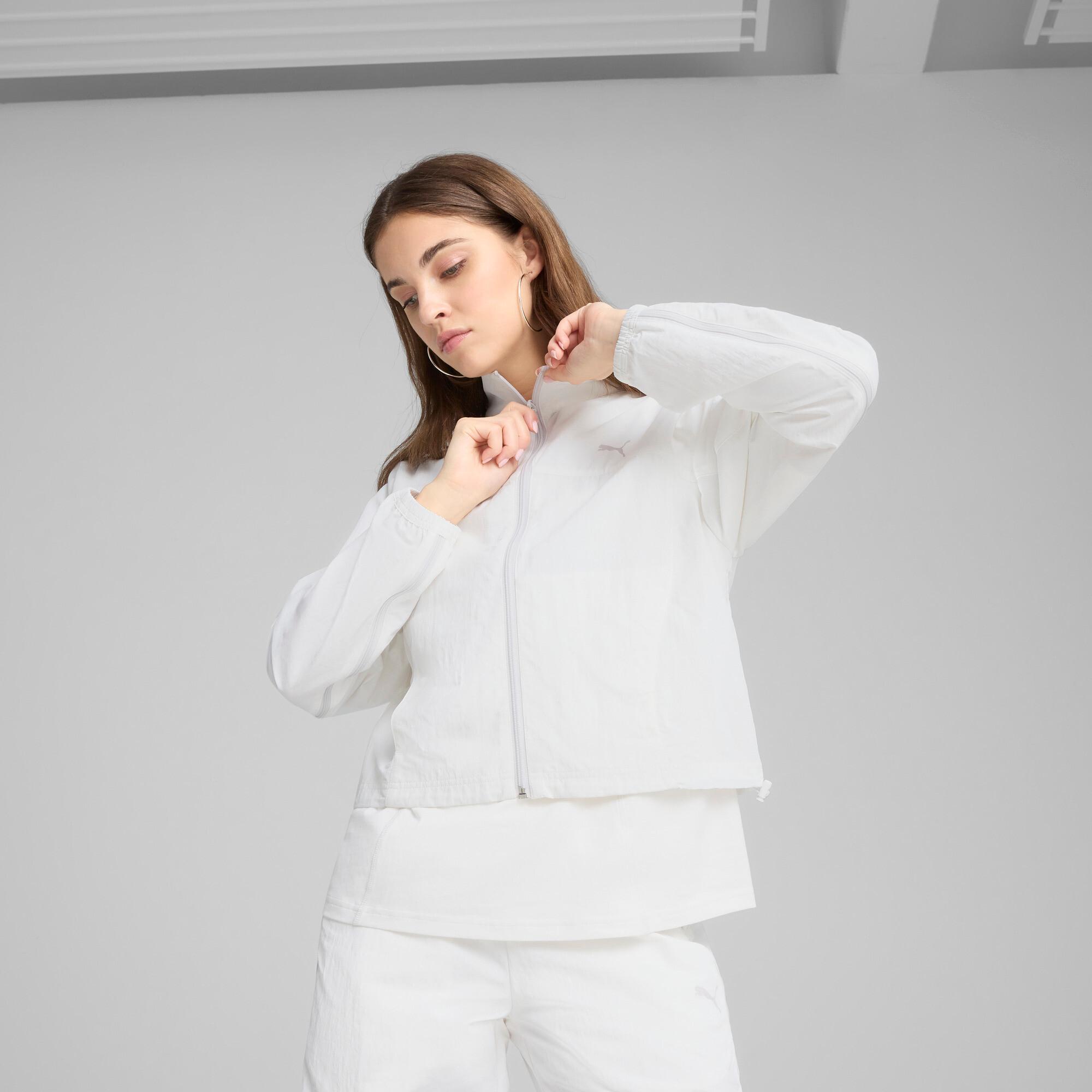 DARE TO Women's Oversized Full-Zip Woven Jacket Product Image
