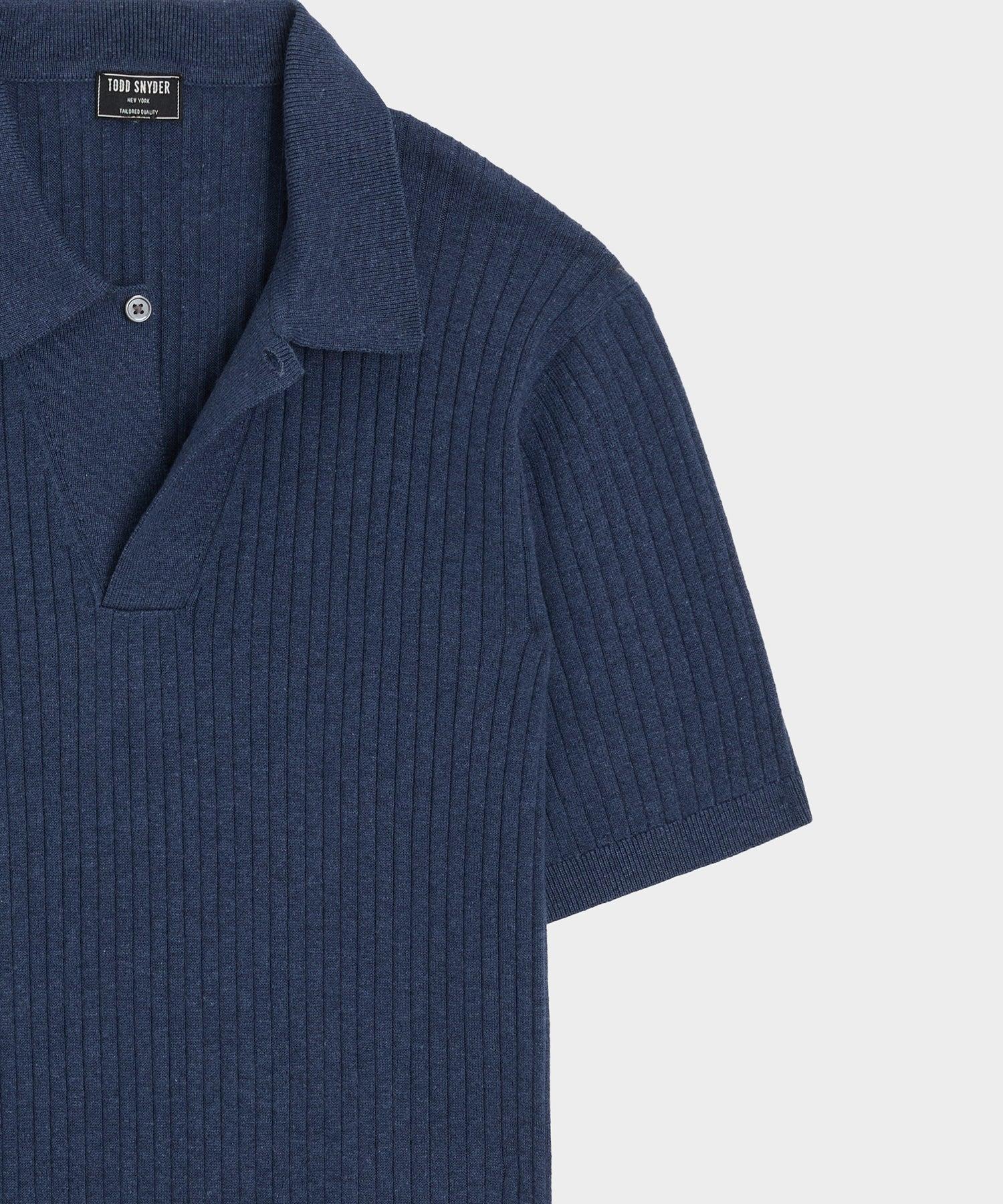 Slim Cotton-Cashmere Sweater Polo Product Image