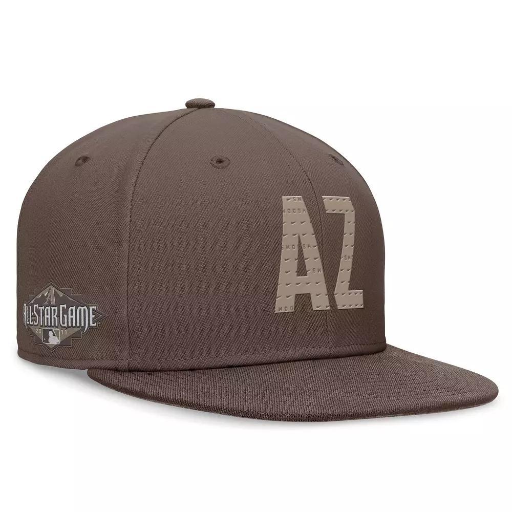 Men's Nike Brown Arizona Diamondbacks Statement Ironstone Performance True Fitted Hat, Size: 8 Product Image