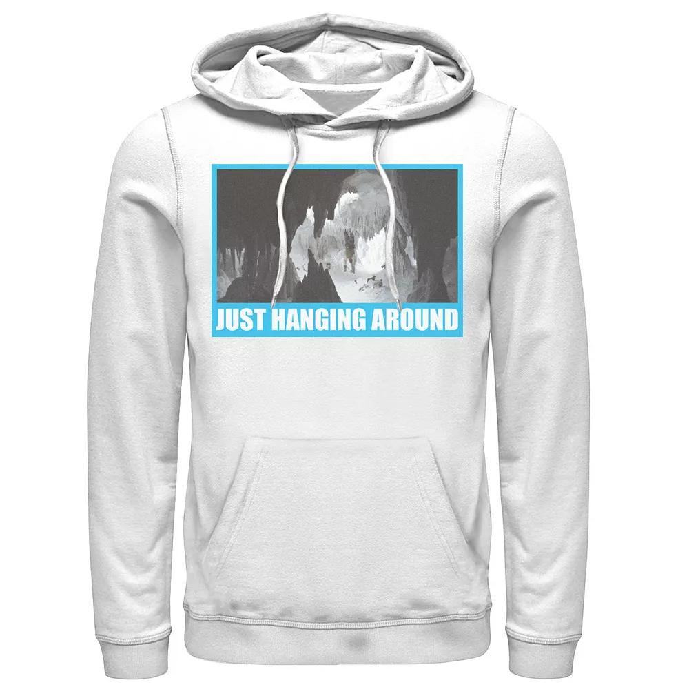 Men's Star Wars Luke Skywalker Just Hanging Around Hoodie, Size: Medium, White Product Image