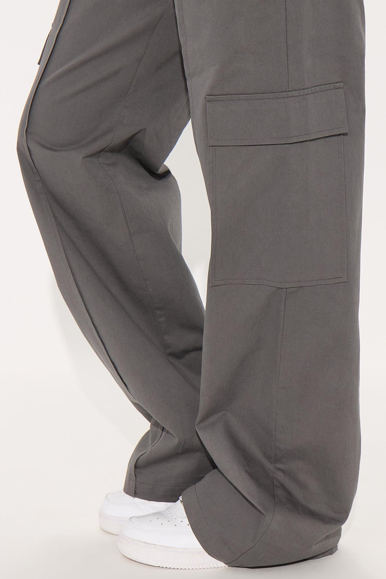 Crossing Your Path Jumpsuit - Charcoal Product Image