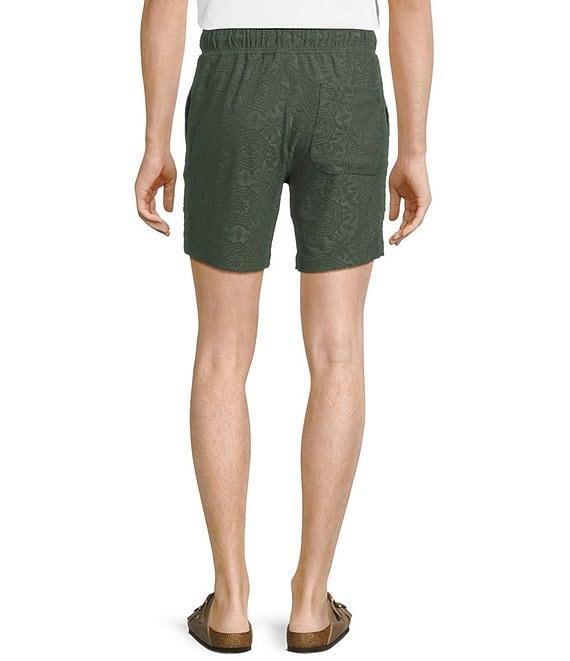 Rowm Flat Front Solid Terry 7#double; Inseam Shorts Product Image