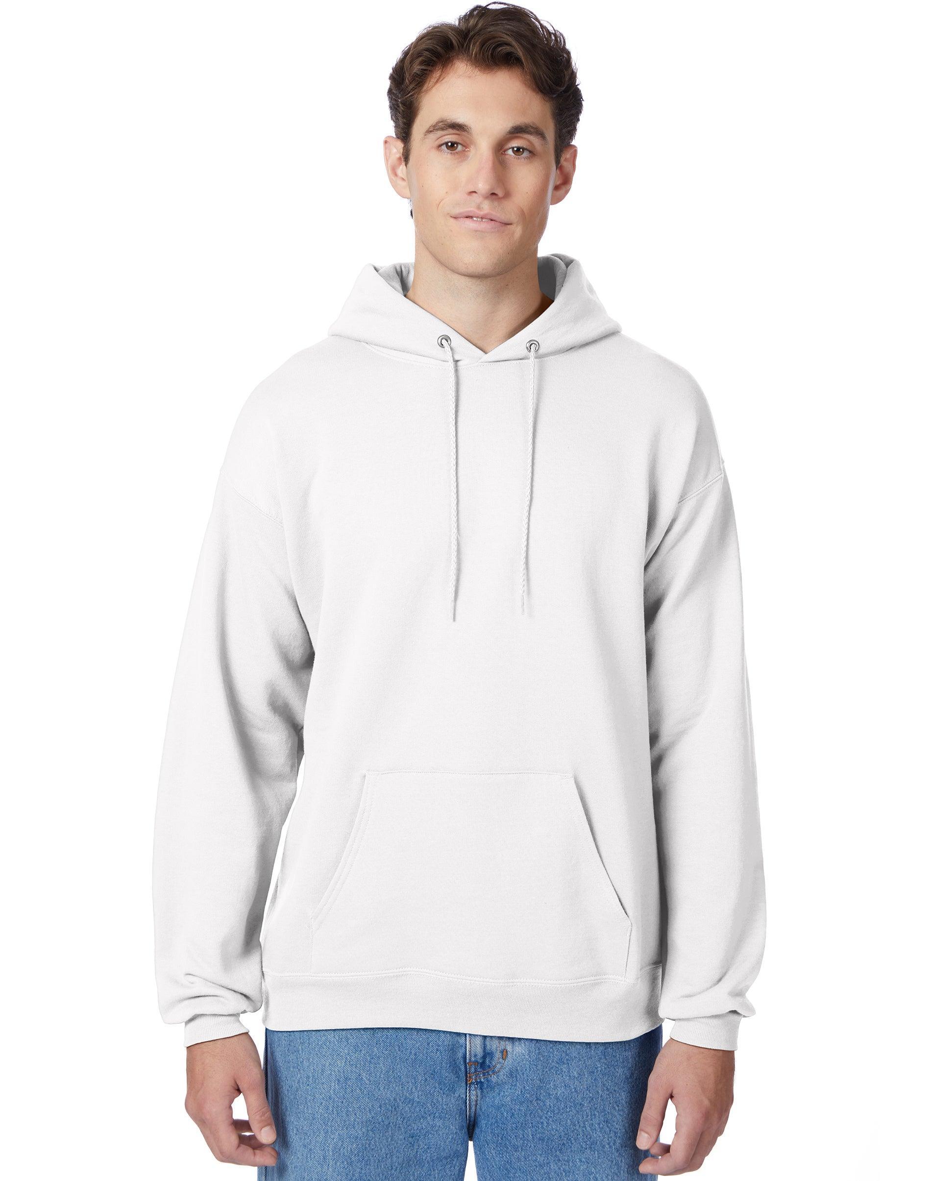 Big & Tall Hanes EcoSmart Hoodie Sweatshirt, Mens Grey Product Image