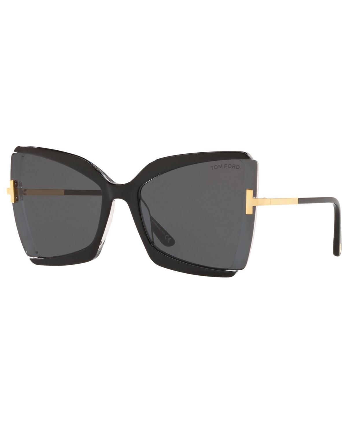 Gia Semi-Rimless Butterfly Sunglasses Product Image