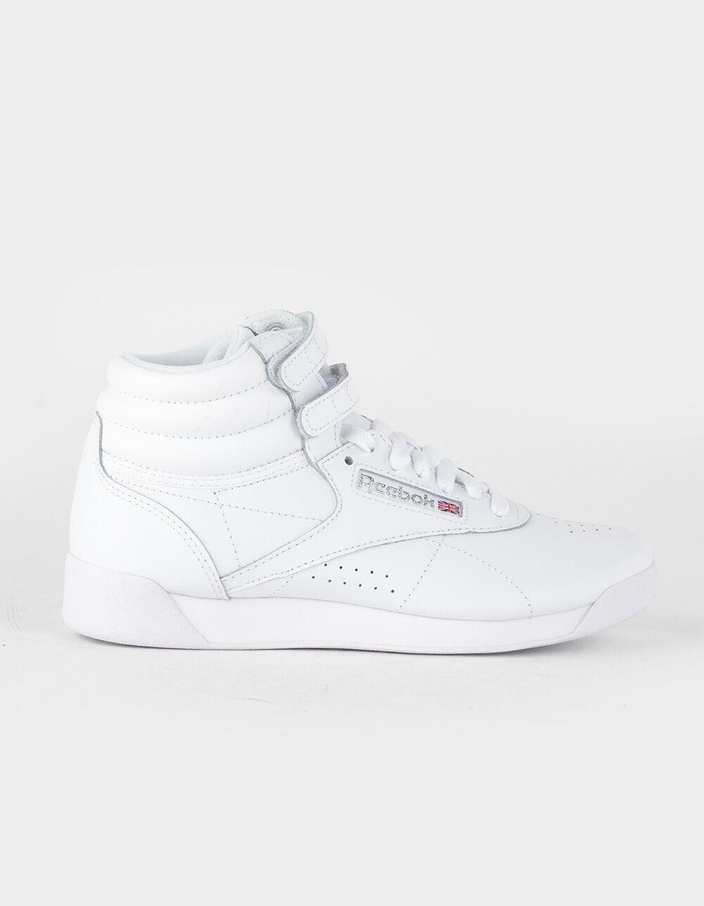 REEBOK Freestyle Hi Vintage Womens Shoes - WHITE Product Image