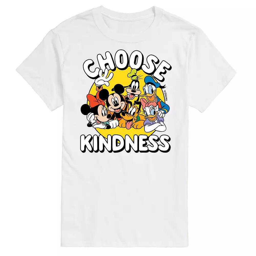 Disneys Mickey Mouse & Friends Big & Tall Choose Kindness Graphic Tee, Mens Product Image