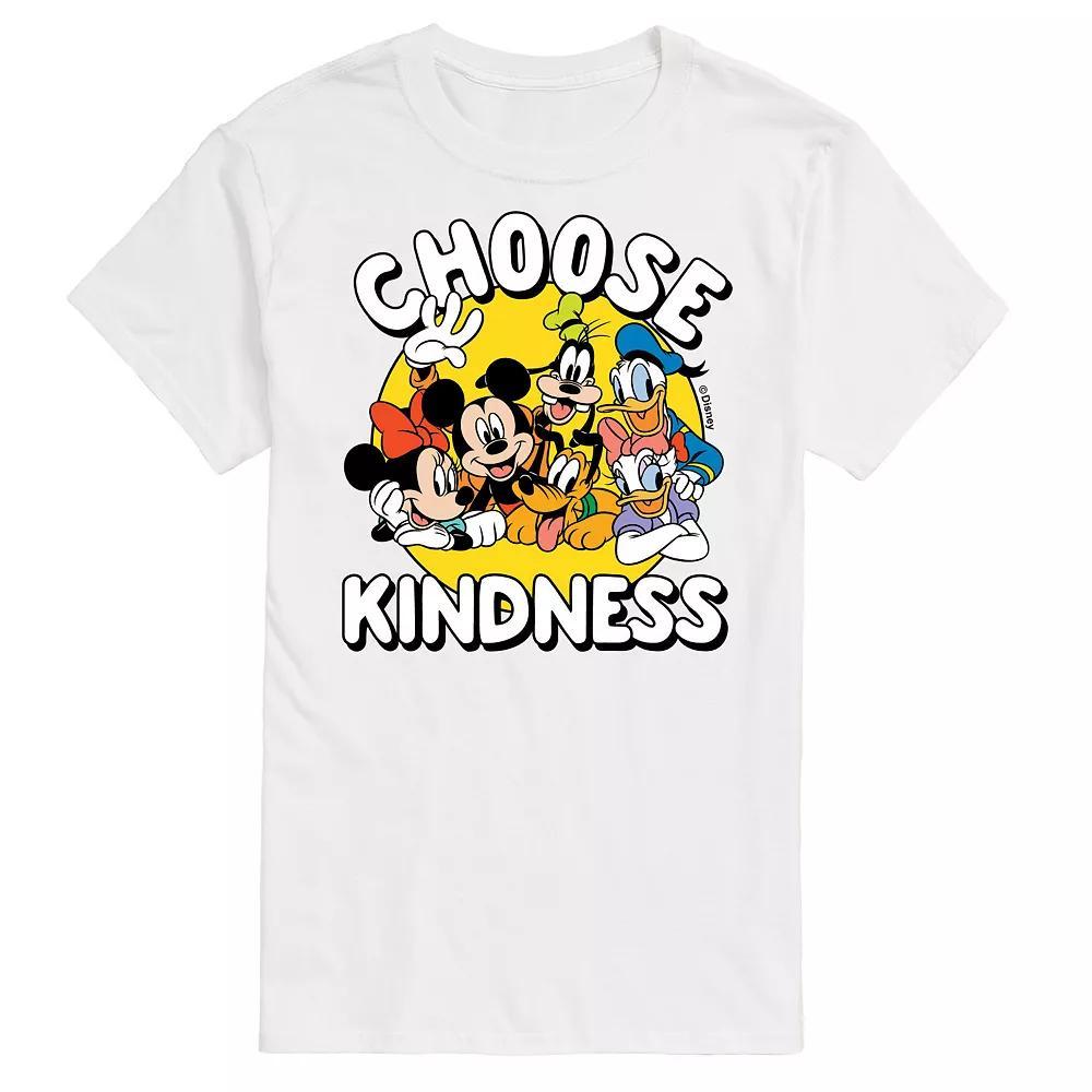 Disneys Mickey Mouse & Friends Big & Tall Choose Kindness Graphic Tee, Mens Product Image