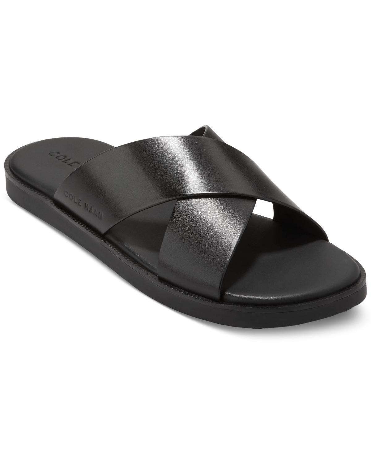 Cole Haan Mens Nantucket Cross Strap Slip On Slide Sandals Product Image