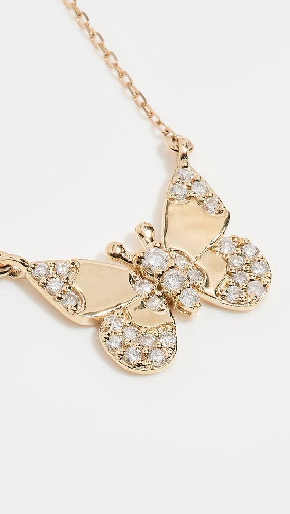 Adina Reyter 14k Enchanted Diamond Butterfly Necklace | Shopbop Product Image