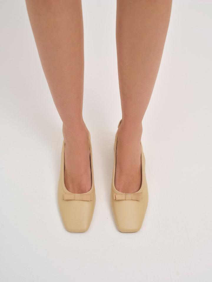 Josie Mule Heel — Neutral Product Image