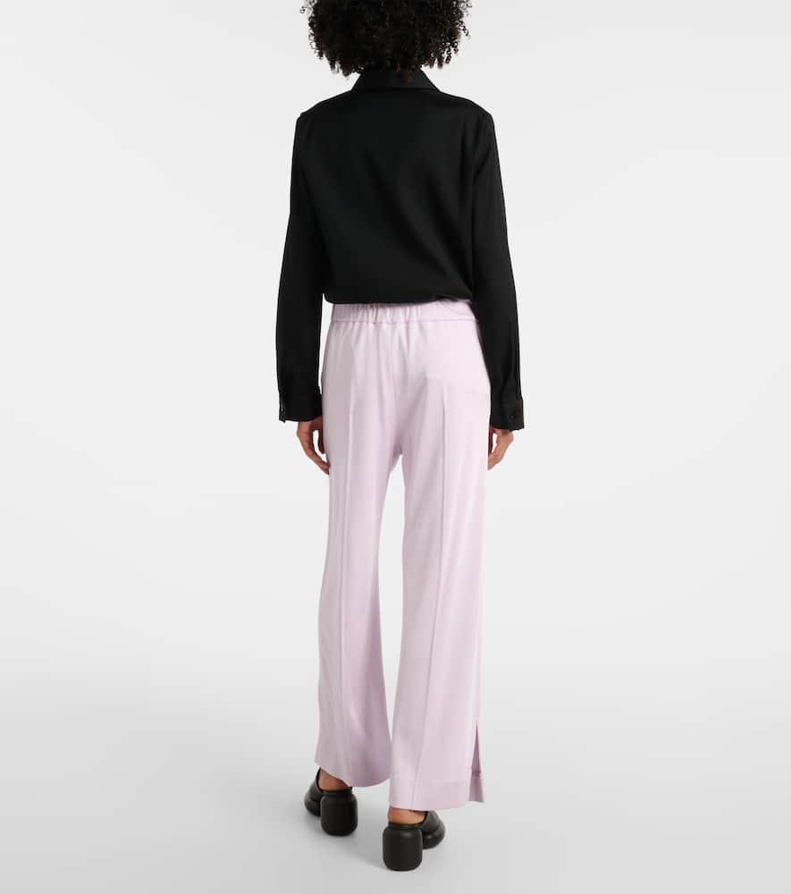 JIL SANDER Wide-leg Pants In Purple Product Image