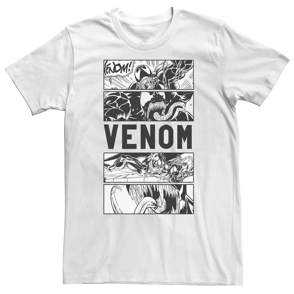 Big & Tall Marvel Venom Comics Black And Tee, Mens Product Image