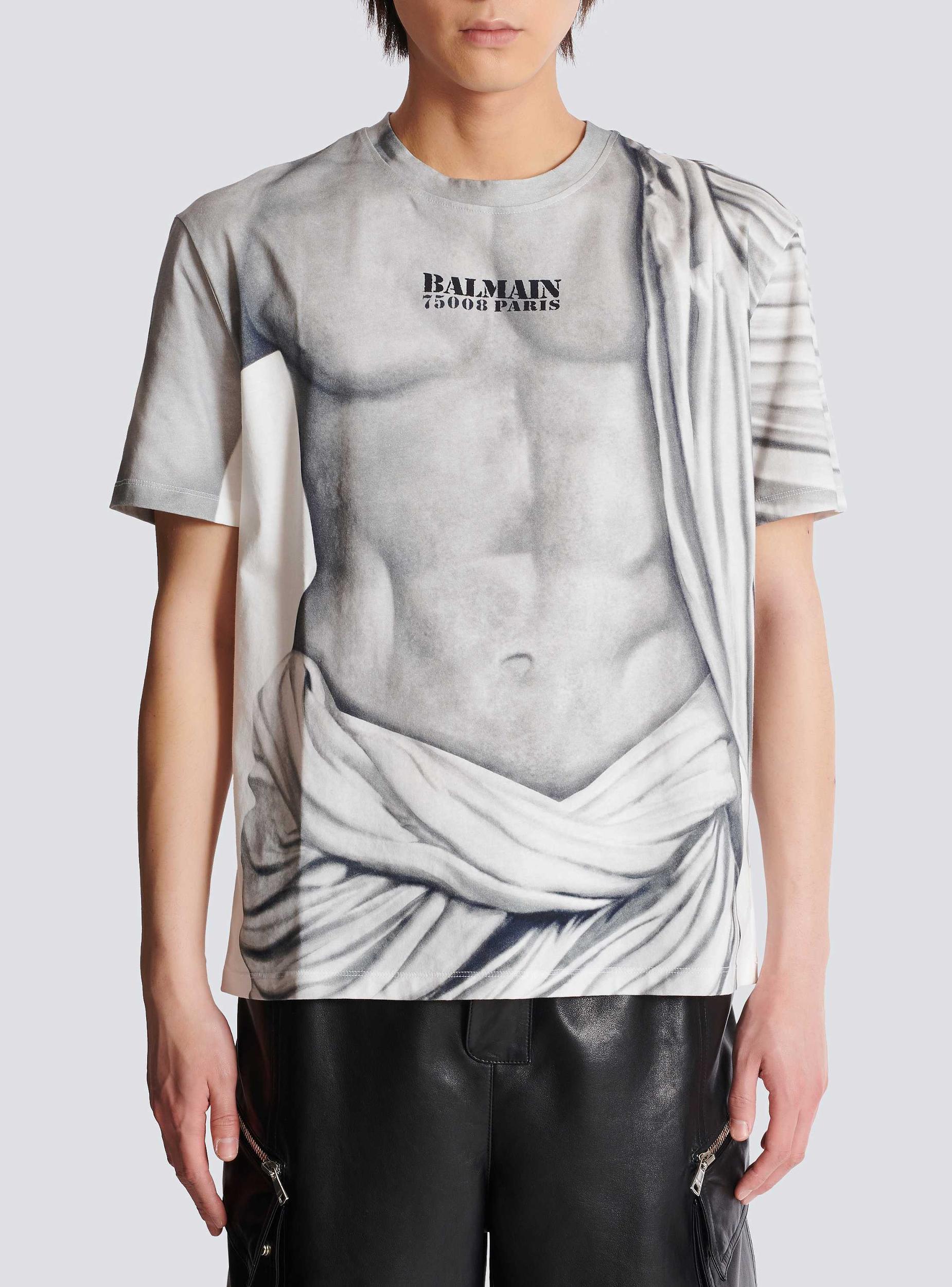 Logo T-shirt with Statue print Product Image