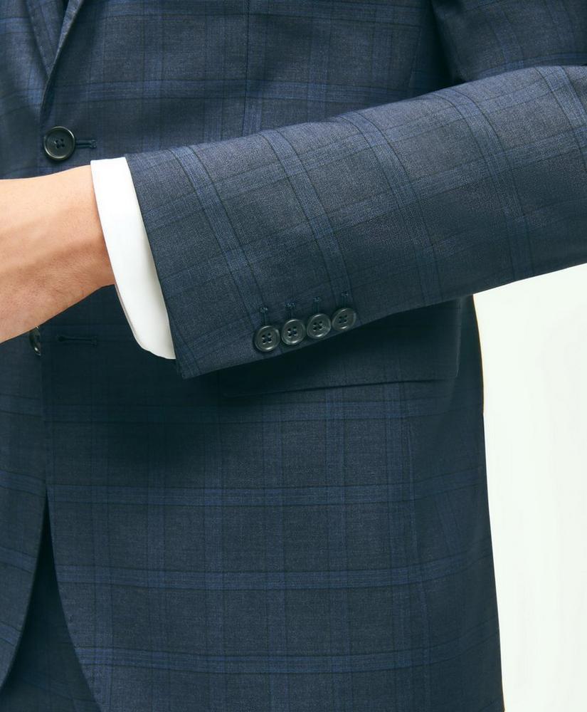 Slim Fit Wool Checked 1818 Suit Product Image