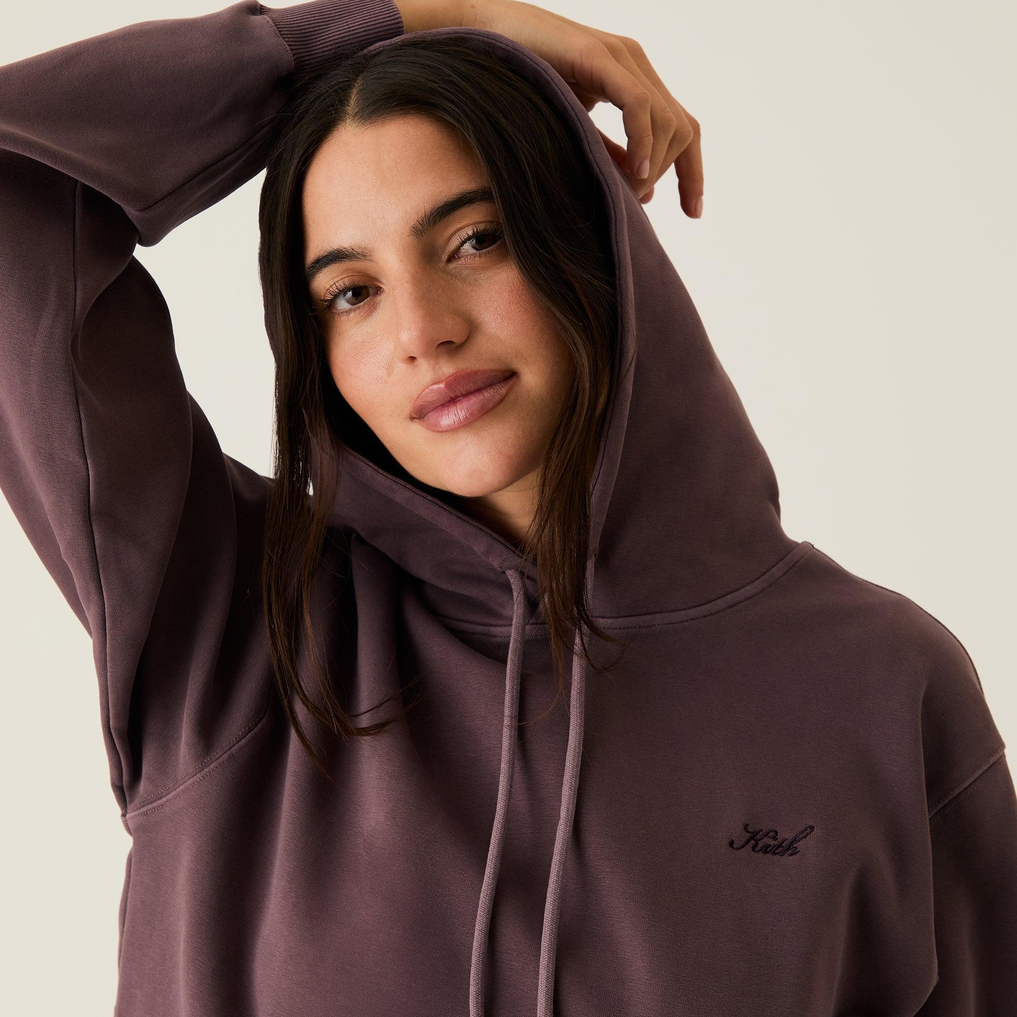 Kith Women Jane II Hoodie - Ash Violet Female Product Image