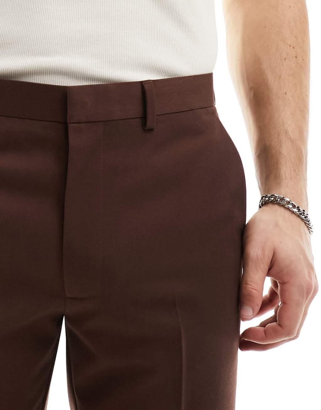 ASOS DESIGN slim smart pants Product Image