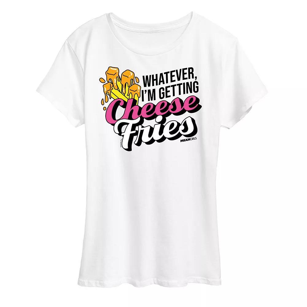 Womens Mean Girls Cheese Fries Graphic Tee Product Image