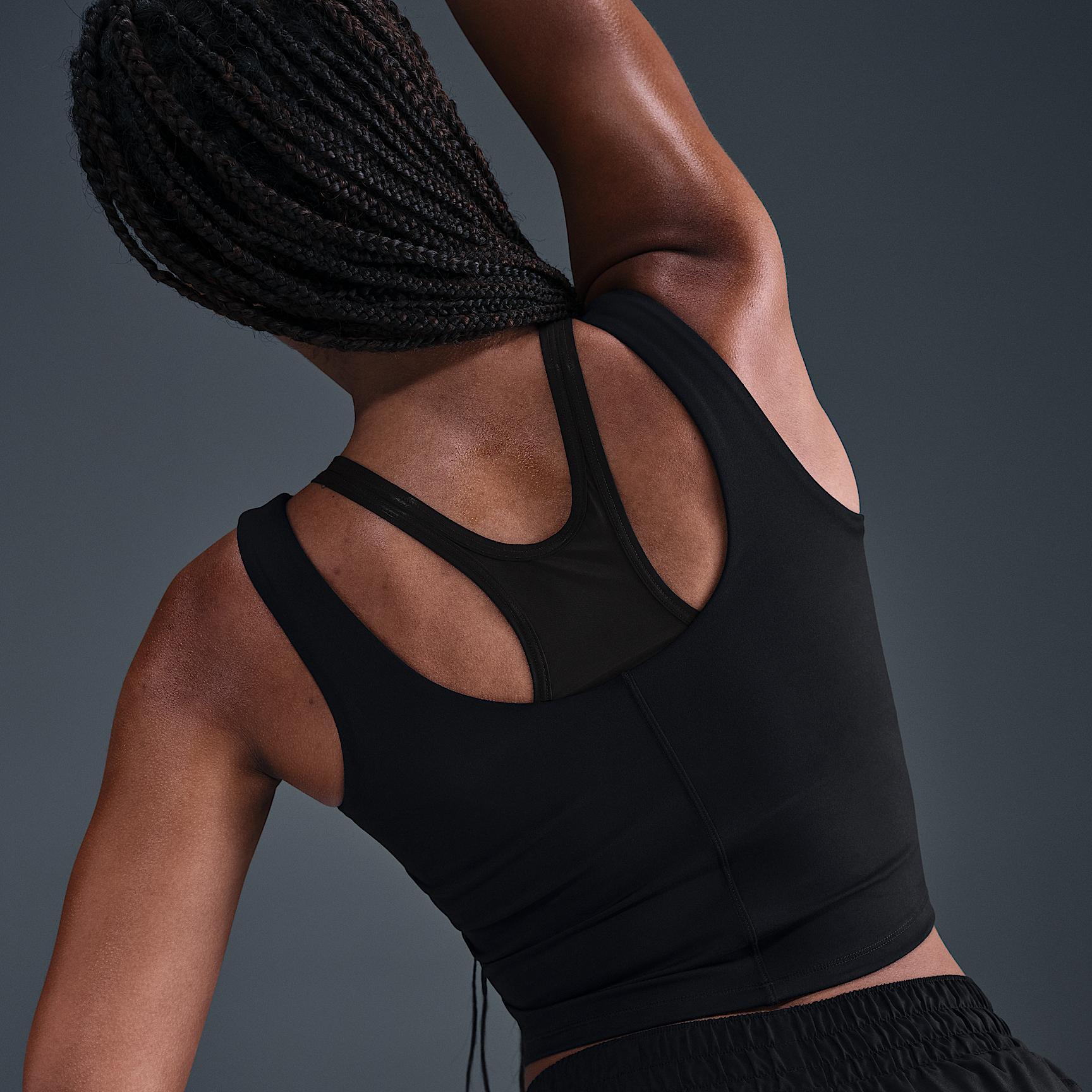 Nike Women's One Fitted Dri-FIT Cropped Tank Top Product Image