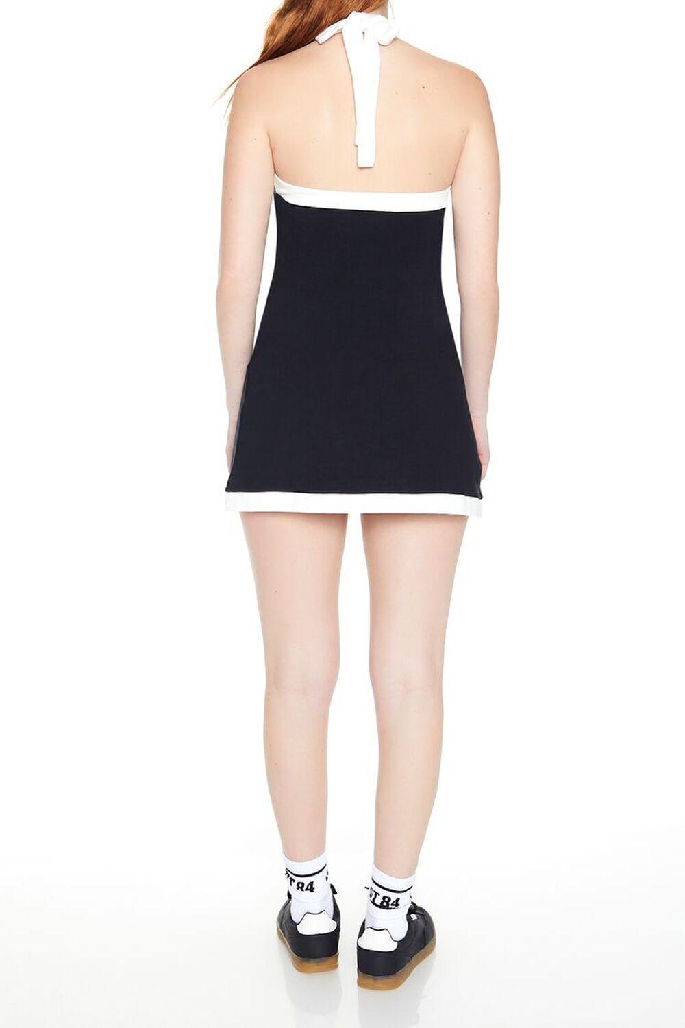 Two-Tone Halter Mini Dress | Forever 21 Product Image