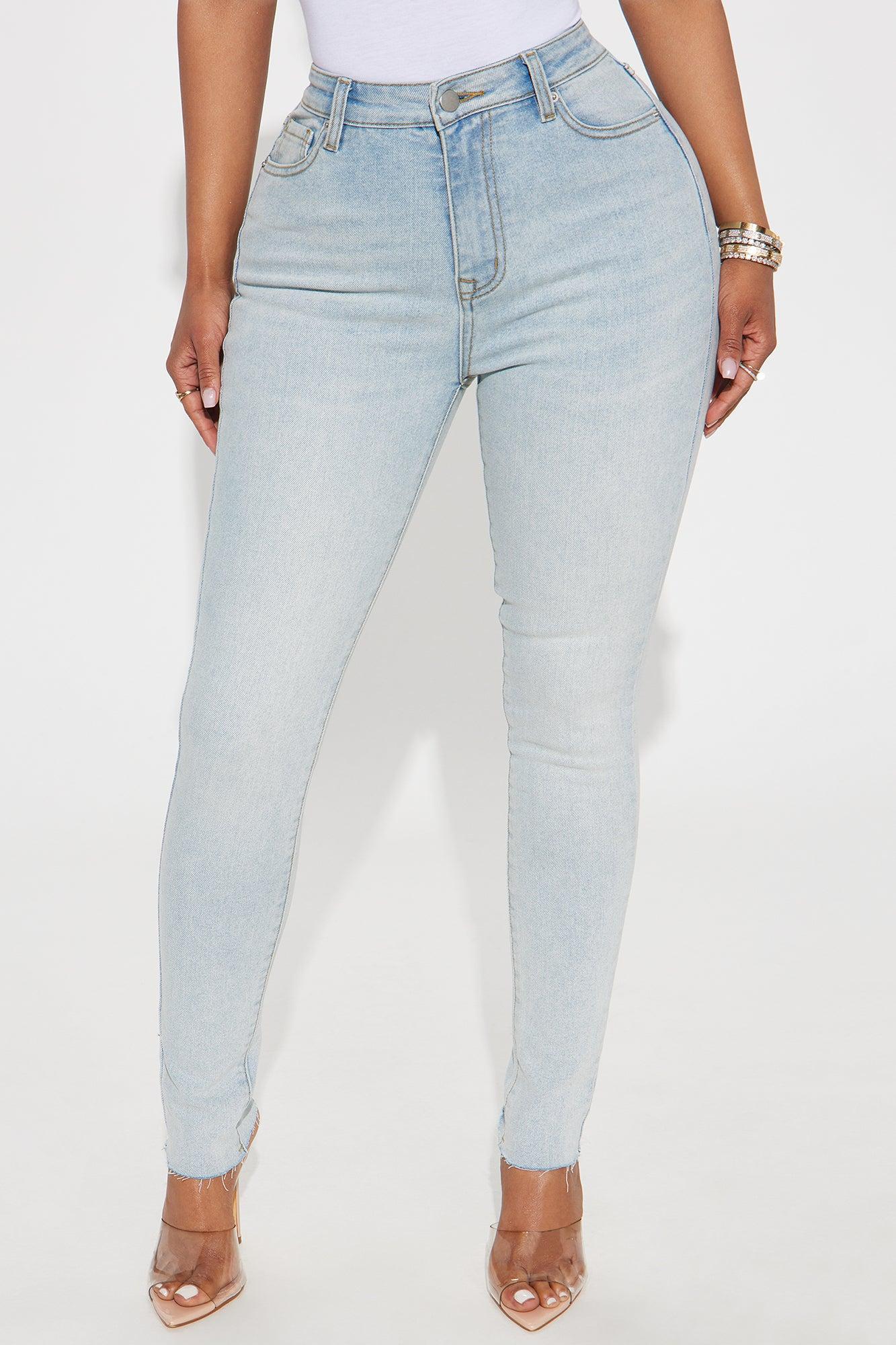 In My Prime High Waist Skinny Jeans - Light Wash Product Image