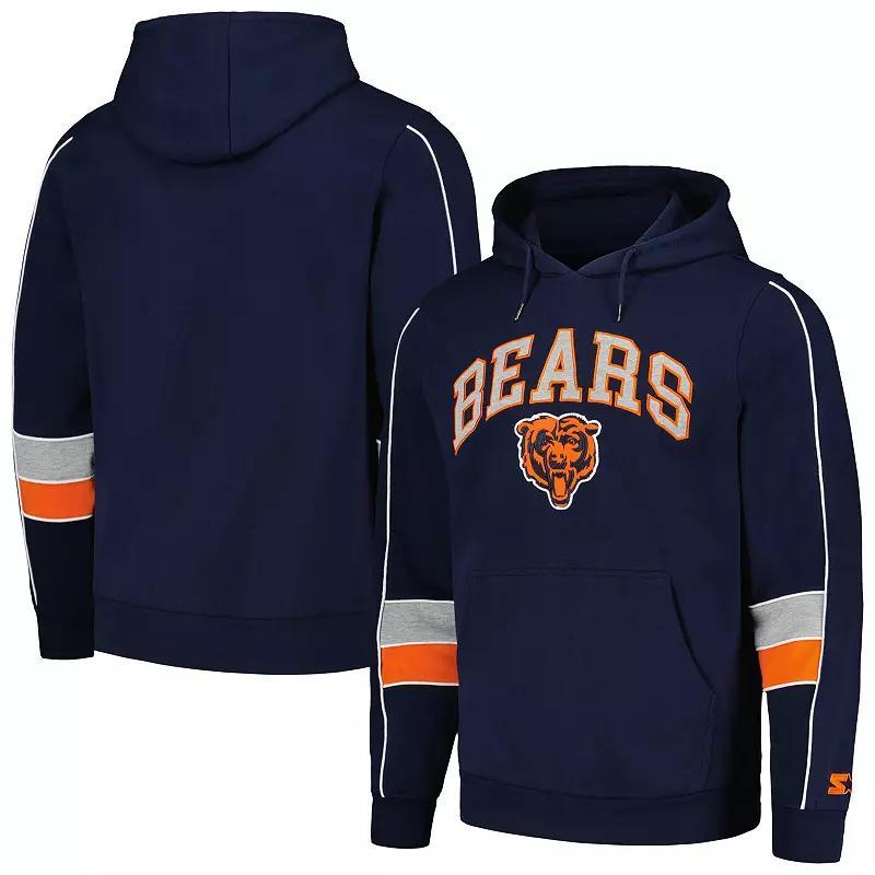 Men's Starter Royal Buffalo Bills Captain Pullover Hoodie, Size: 2XL, Blue Product Image