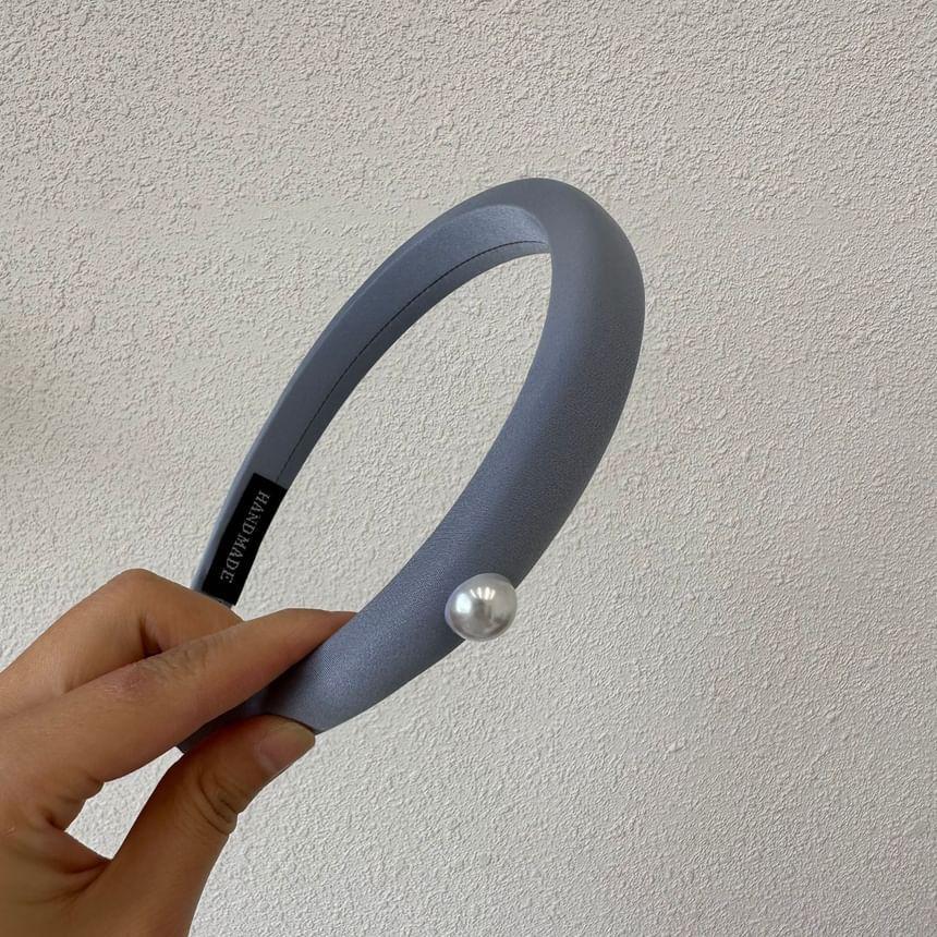 Faux Pearl Plain Headband Product Image