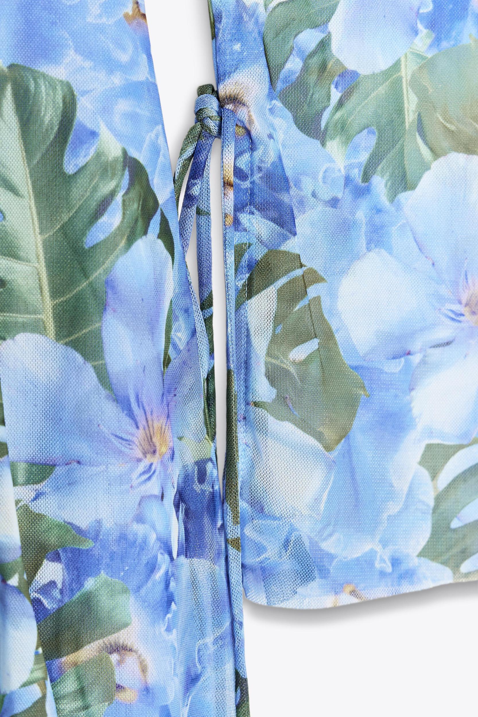 PRINTED TULLE DRESS Product Image