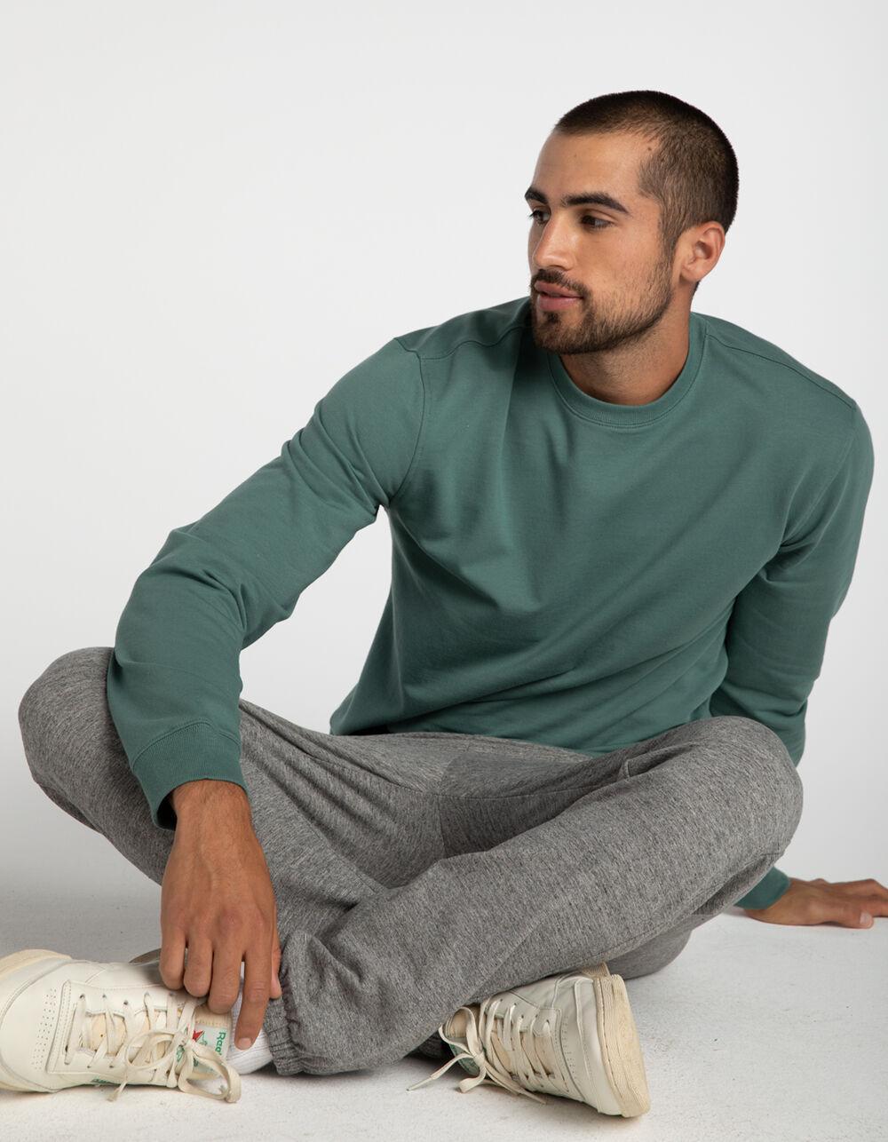 RSQ Mens Fleece Jogger Sweatpants - HEATHER GRAY Product Image