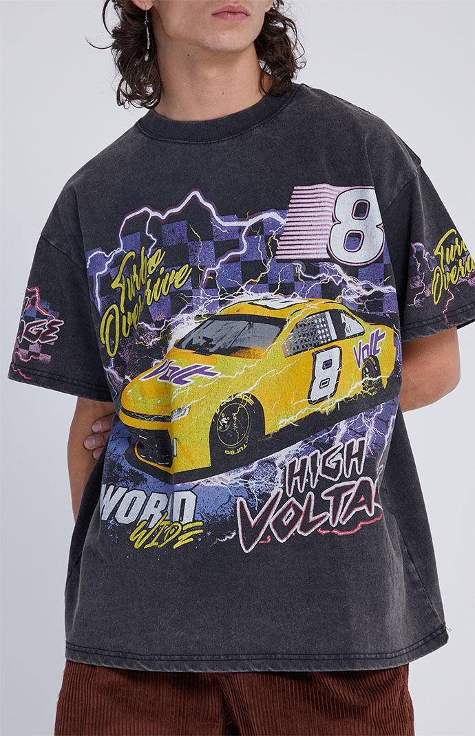 Men's High Voltage Oversized Vintage T-Shirt Product Image