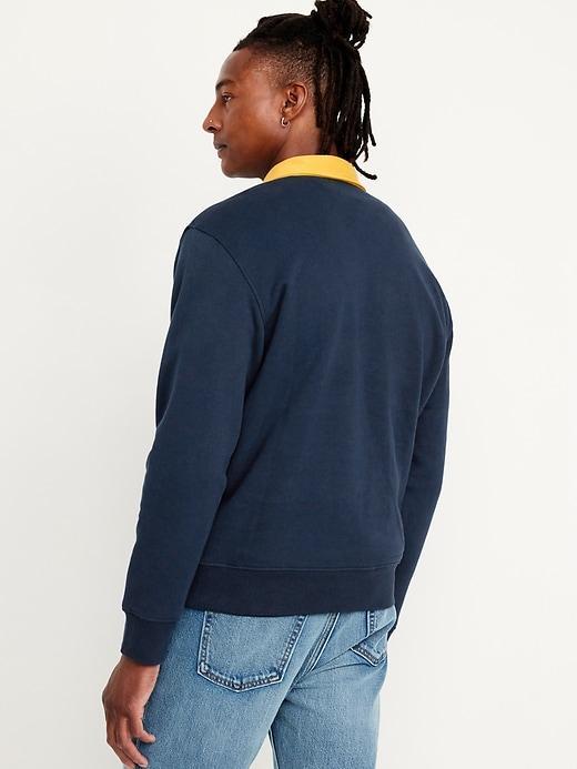 Quarter-Zip Fleece Polo Product Image
