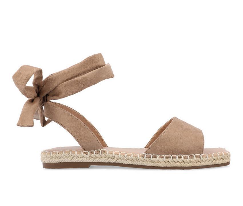 Women's Journee Collection Emelie Espadrille Tie-Up Sandals Product Image