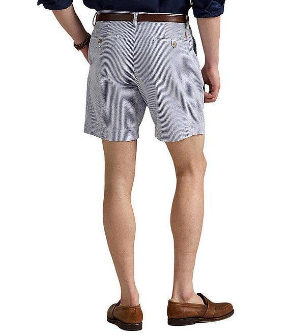 Polo Ralph Lauren Seersucker Stretch 7#double; Inseam Shorts Product Image