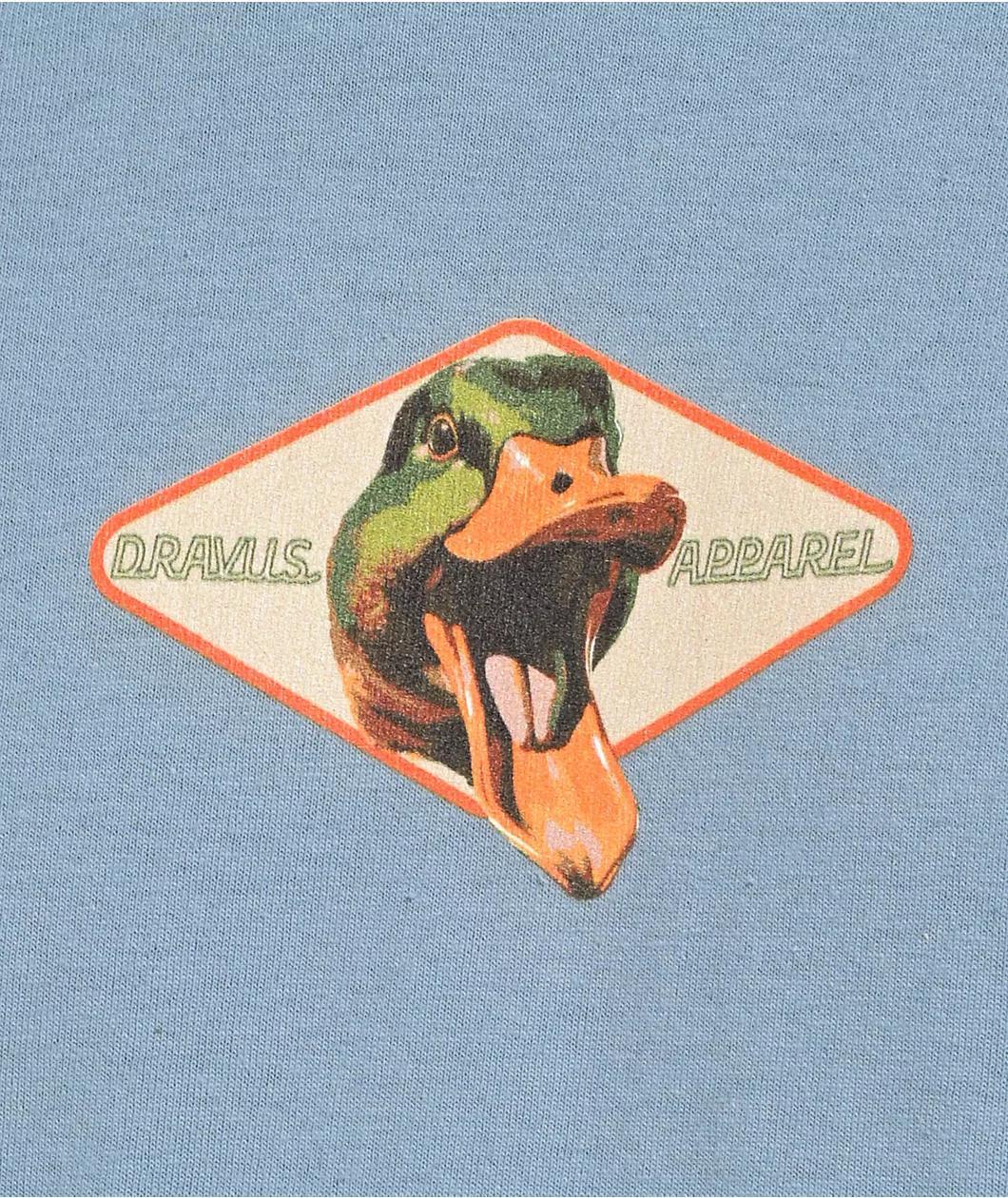 Dravus Qwack Blue Long Sleeve T-Shirt Product Image