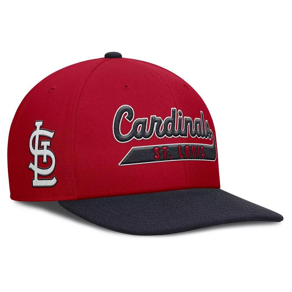Men's Nike Red/Navy St. Louis Cardinals Pro Performance Snapback Hat, Size: Medium/Large Product Image