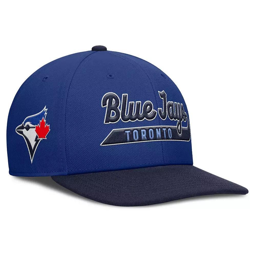 Men's Nike Royal/Navy Toronto Blue Jays Pro Performance Snapback Hat, Size: Medium/Large, Jay Blue Product Image