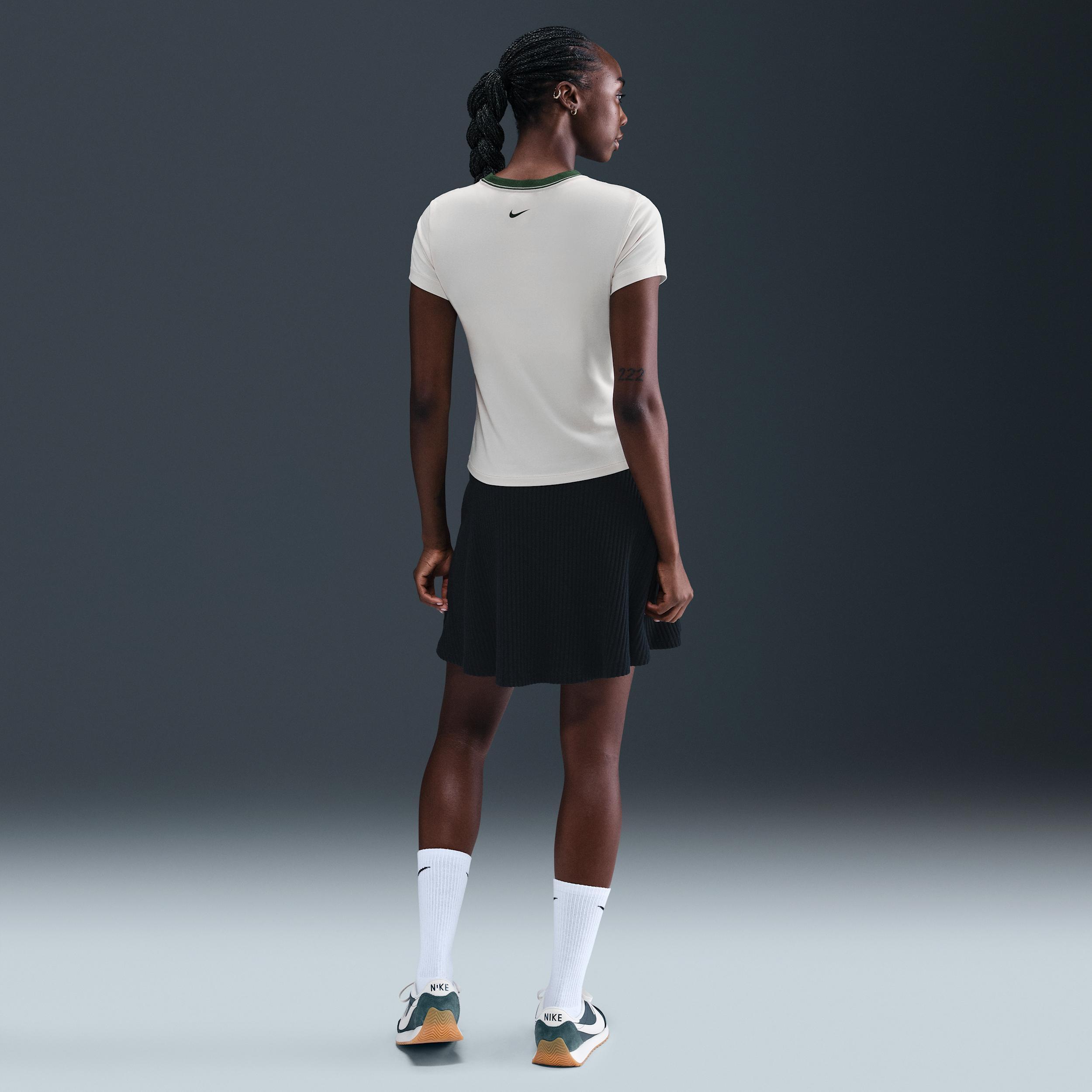 Women's Nike Sportswear Chill Knit Slim Cropped Graphic T-Shirt Product Image