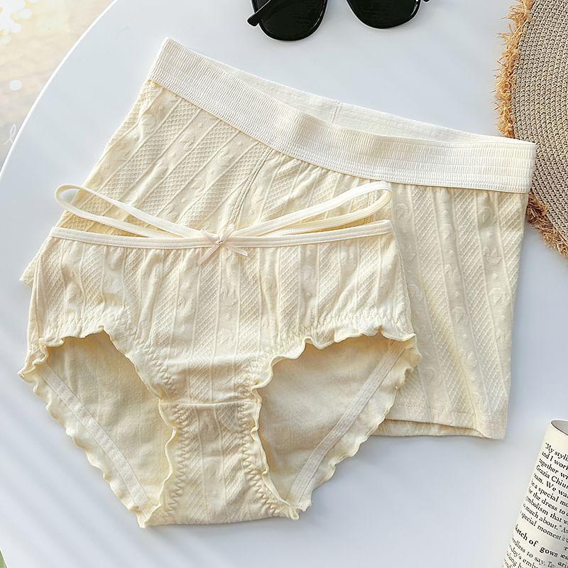 Couple Matching Set: Swan Panties + Boxers Product Image