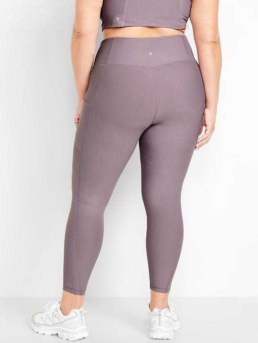 High-Waisted PowerSoft Rib Leggings Product Image
