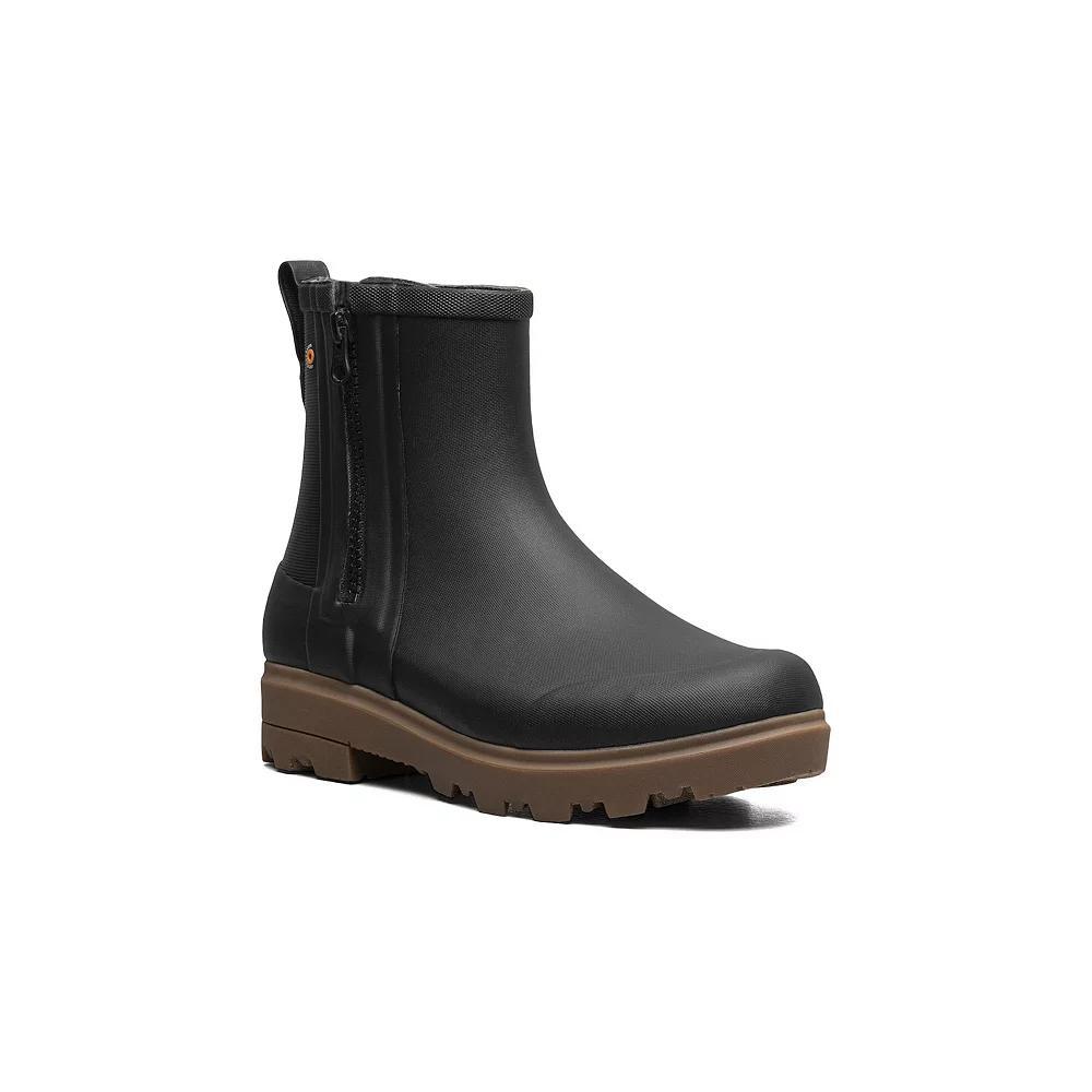 Bogs Holly Rain Zip Women's Waterproof Rain Boots, Size: 8, Black Product Image