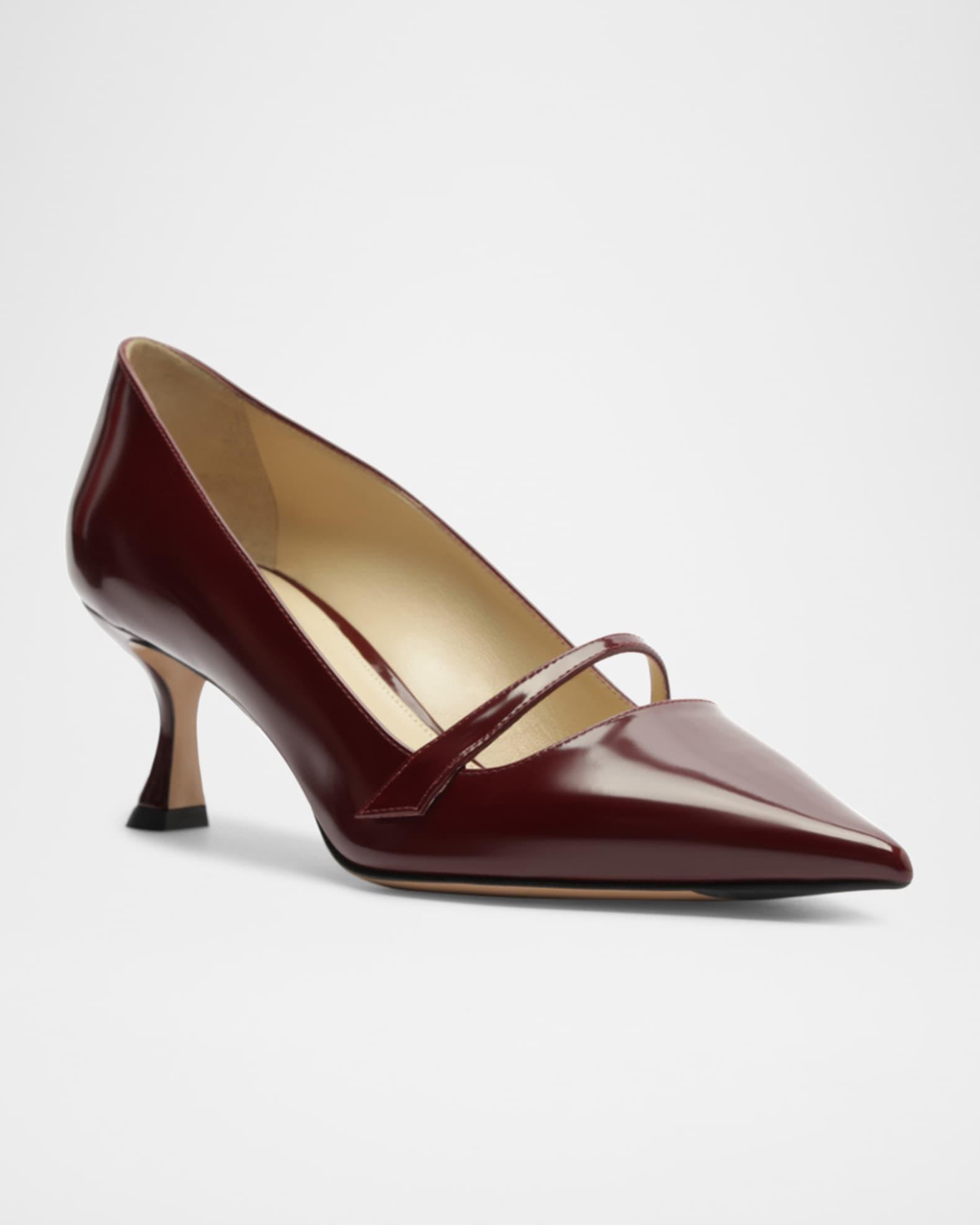 Tita Shiny Leather Mary Jane Pumps Product Image