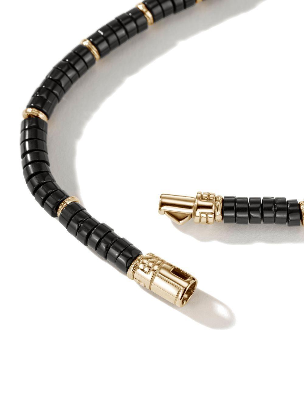 14kt yellow gold onyx beaded bracelet Product Image