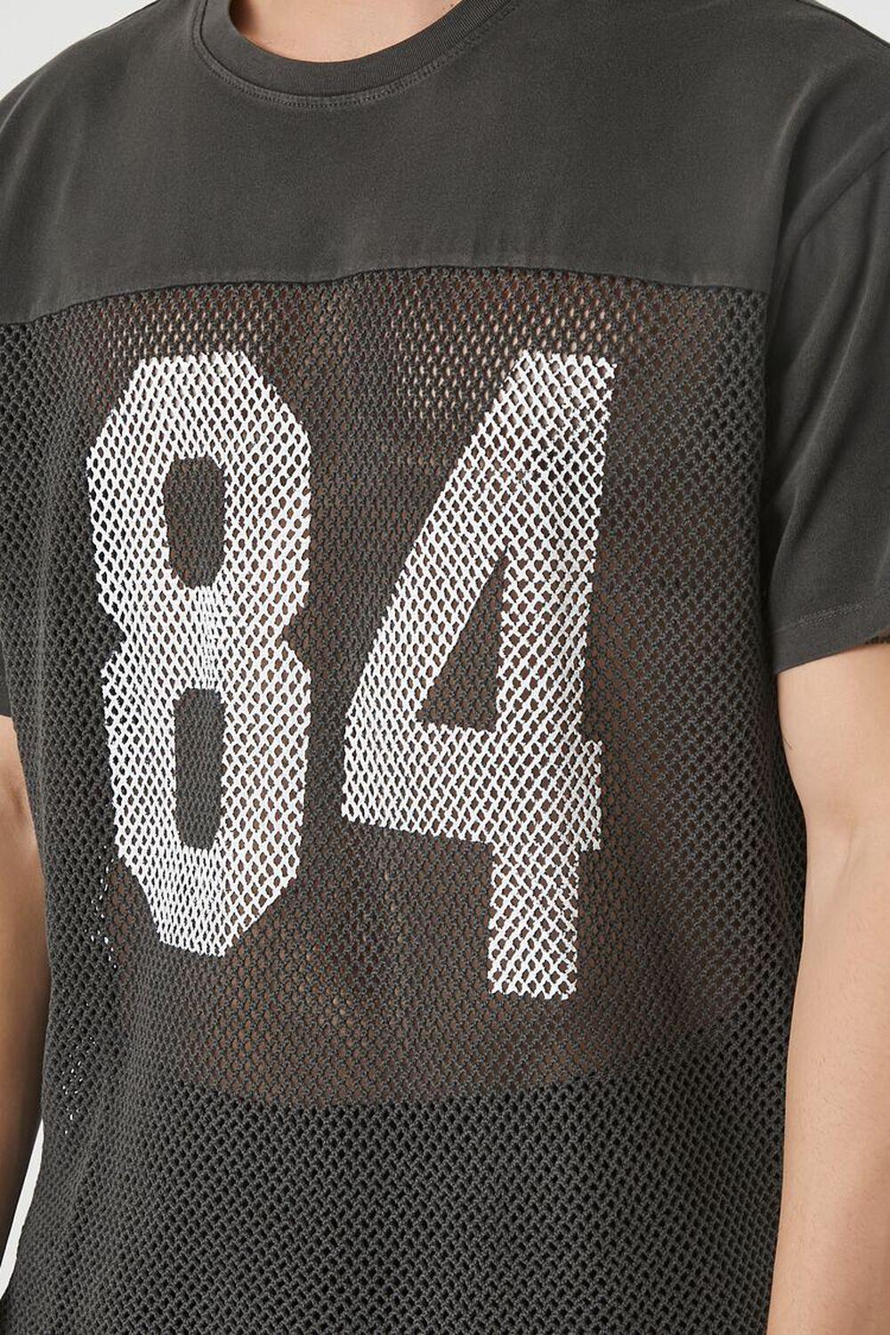 Oversized Mesh 84 Graphic Tee | Forever 21 Product Image