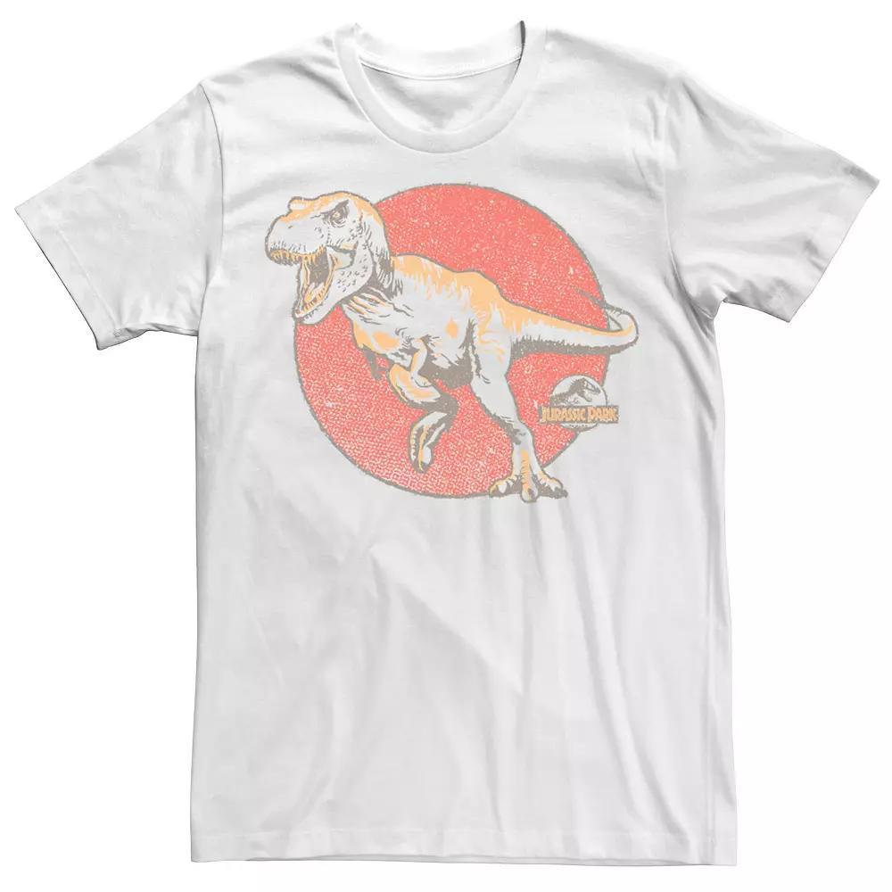 Men's Jurassic Park T-Rex Portrait Tee, Size: XXL, White Product Image
