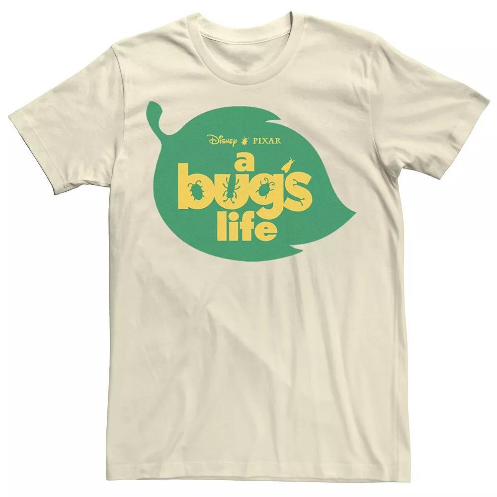 Disney / Pixar's A Bug's Life Men's Leaf Logo Tee, Size: Large, Natural Product Image