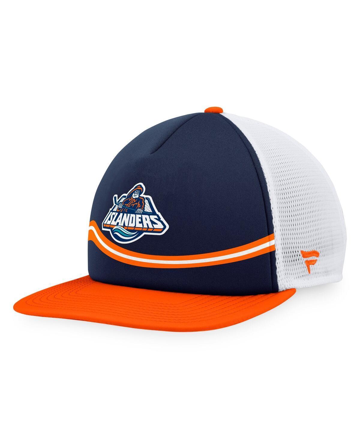 Men's Fanatics Branded Navy New York Islanders Special Edition Trucker Adjustable Hat, Isl Blue Product Image