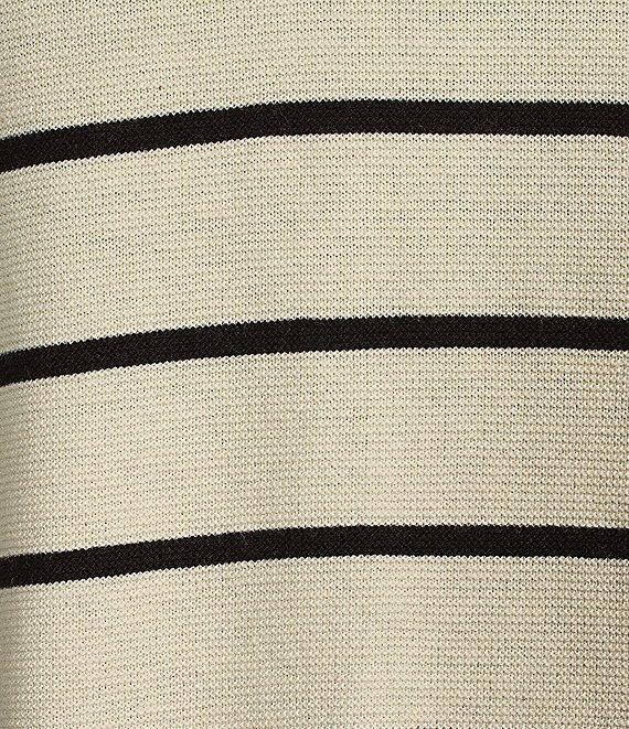 NIC + ZOE Easy Stripe Half Zip Long Sleeve Sweater Product Image