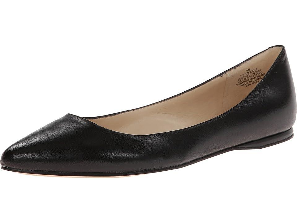 Nine West Speakup Women's Leather Ballet Flats, Size: 7 Wide, Light Natural Product Image